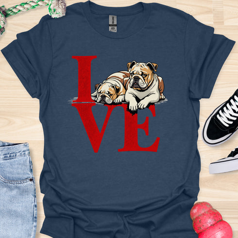 Love is a four legged word - V3 - Sitting Above T-Shirt